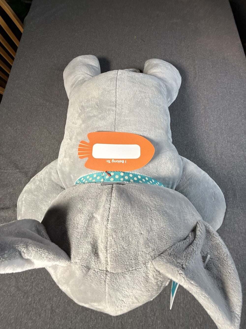 New Melissa & Doug 24” Jumbo Cuddle Cat Jumbo Plush Stuffed Animal Grey w/ activ